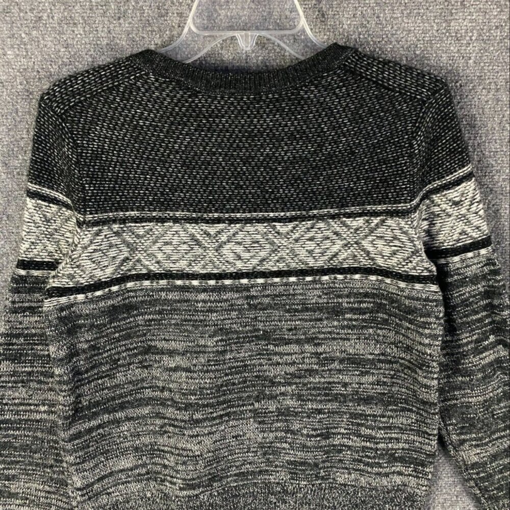 Gap Sweater Women's Large Knit Gray Pullover Acrylic Wool Blend Adults L - Picture 4 of 9
